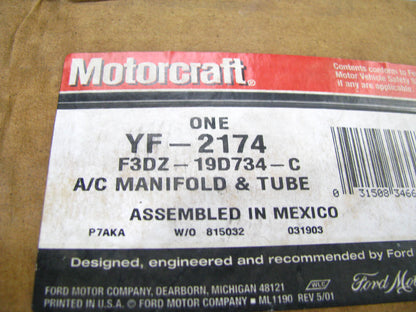 Motorcraft A/C Refrigerant Discharge Suction Hose For 92-93 Taurus SHO MANUAL