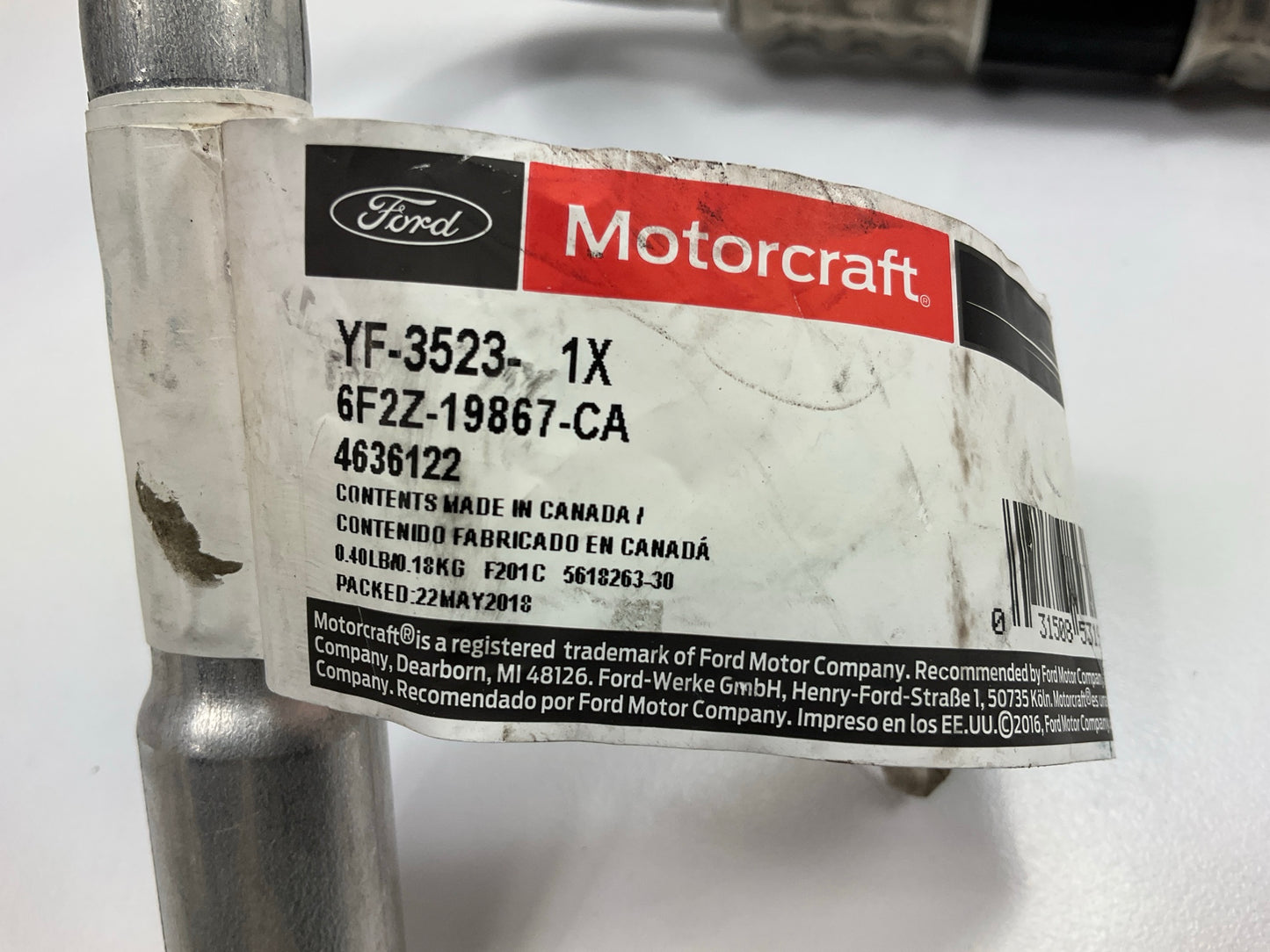Motorcraft YF-3523 A/C Refrigerant Suction Hose Line - 6F2Z-19867-CA
