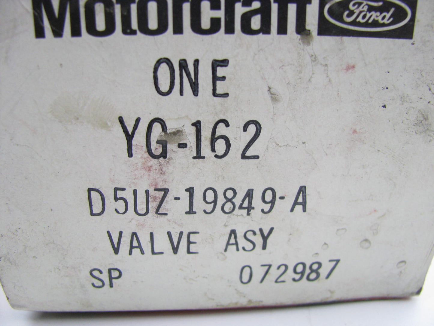 NEW GENUINE OEM Motorcraft YG-162 A/C Expansion Valve D5UZ-19849-A