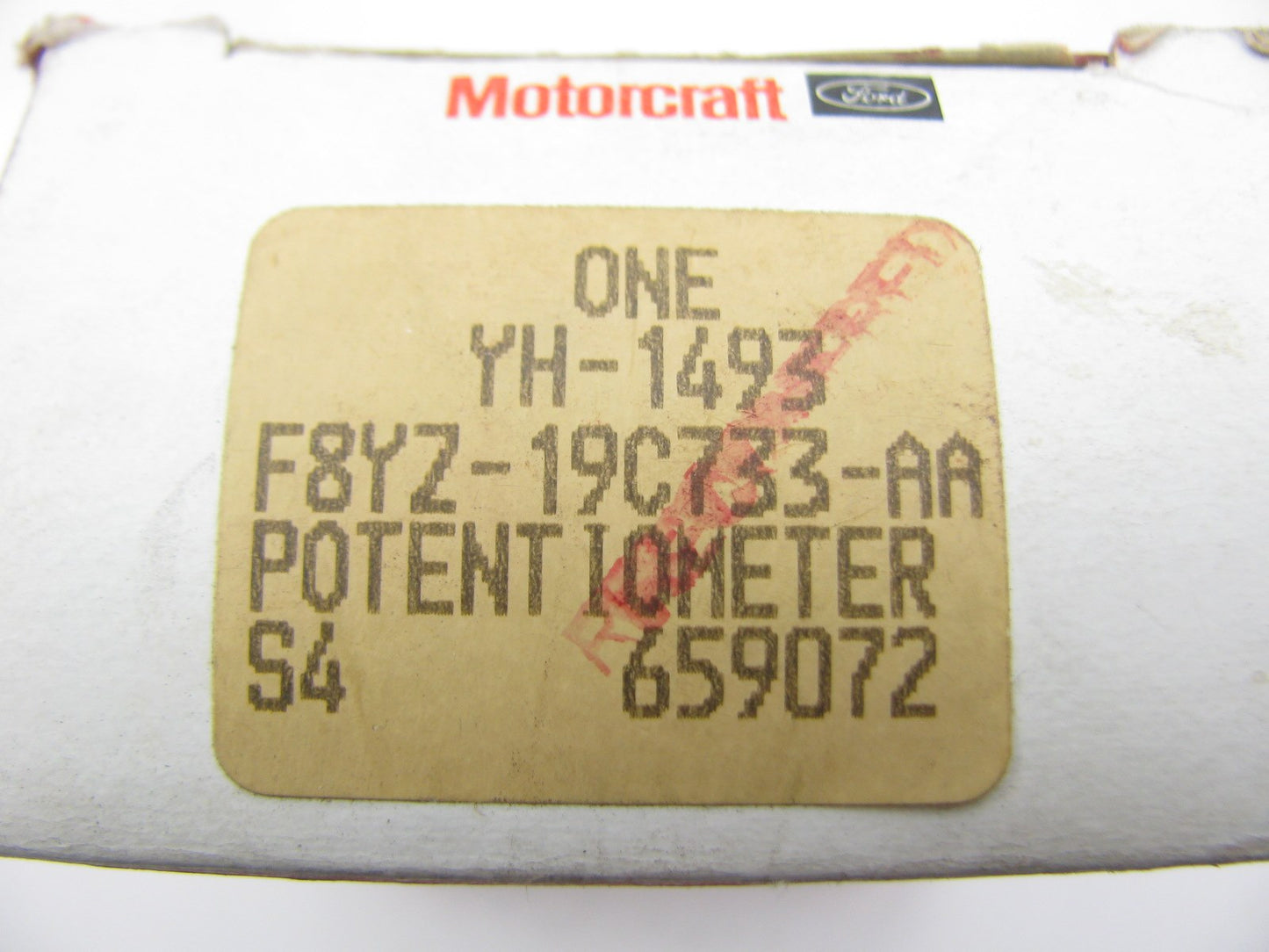 Motorcraft YH-1493 A/C Potentiometer Assembly For 1998 Ford Ranger Electric EV