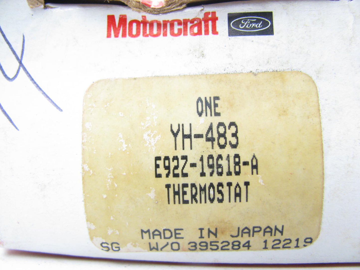 Motorcraft YH-483 Evaporator Temperature Control Sensor Thermostat 1989-90 Probe