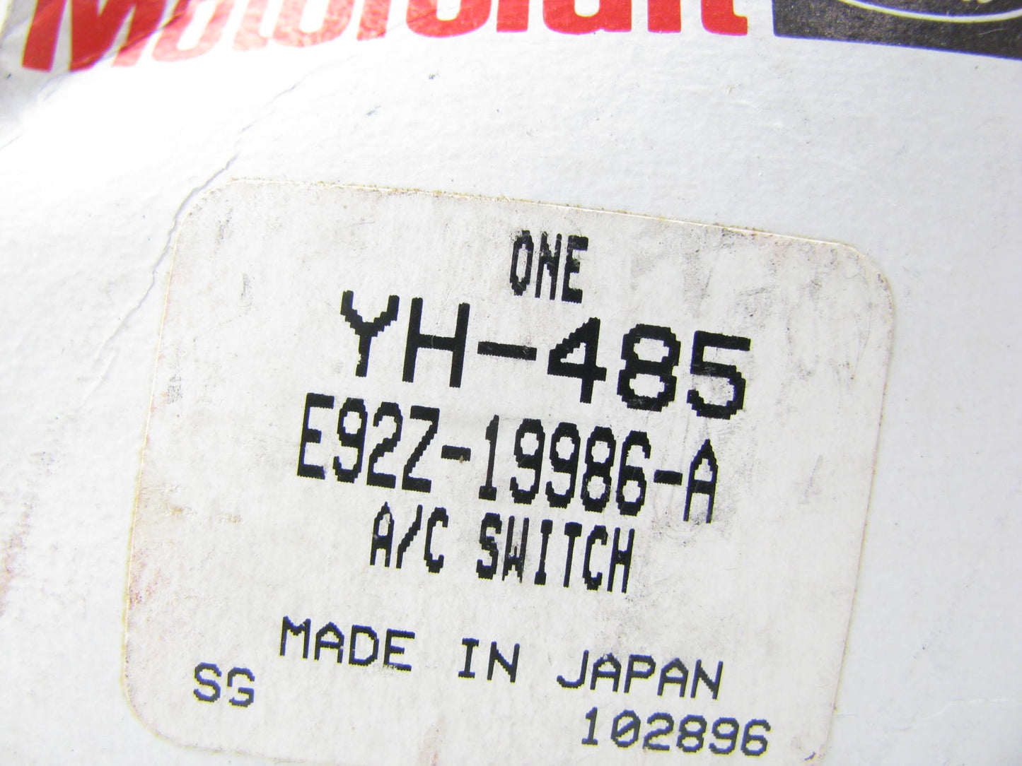 Motorcraft YH-485 / E92Z-19986-A HVAC Blower Motor Switch 1989-1992 Probe