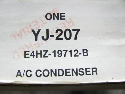 Motorcraft YJ207 A/C Condenser - 1984-1990 Ford Truck LN LNT L8000 9000