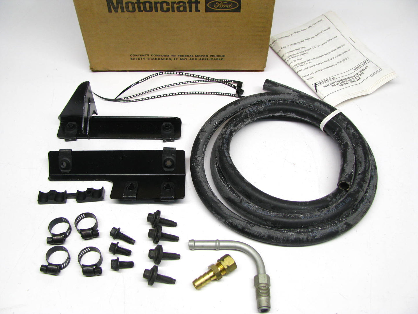 Motorcraft Universal Towing Auto Trans Oil Cooler Installation Kit W/ 5/16'' Hose