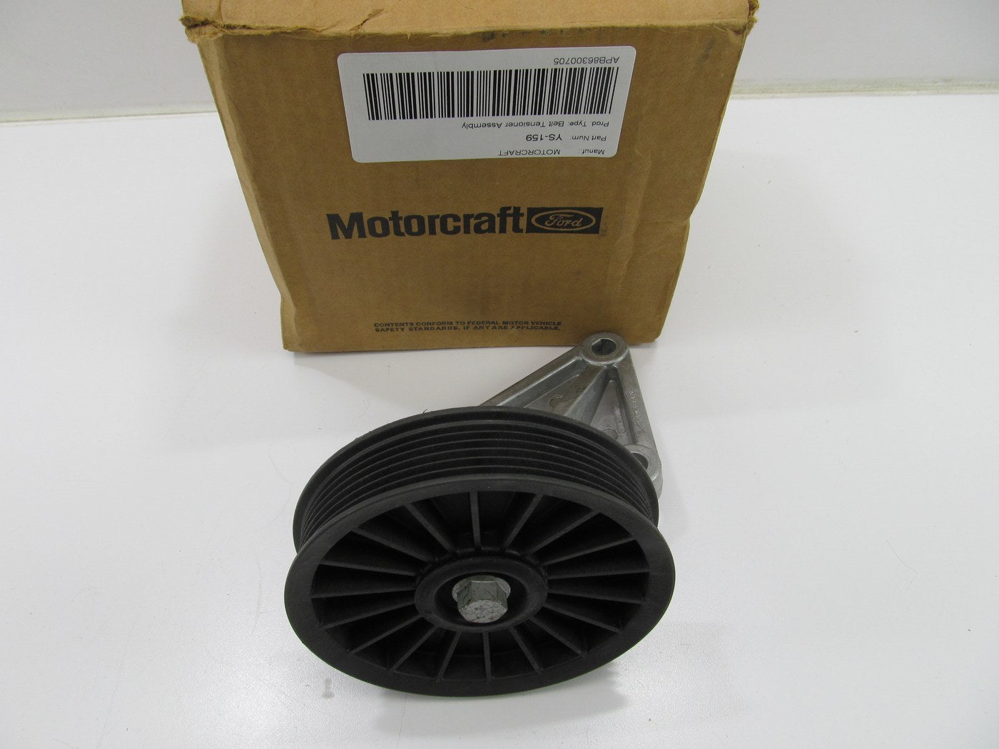 Motorcraft YS-159 A/C Drive Belt Idler Pulley 1990-1997 Ford F Super Duty 7.5L