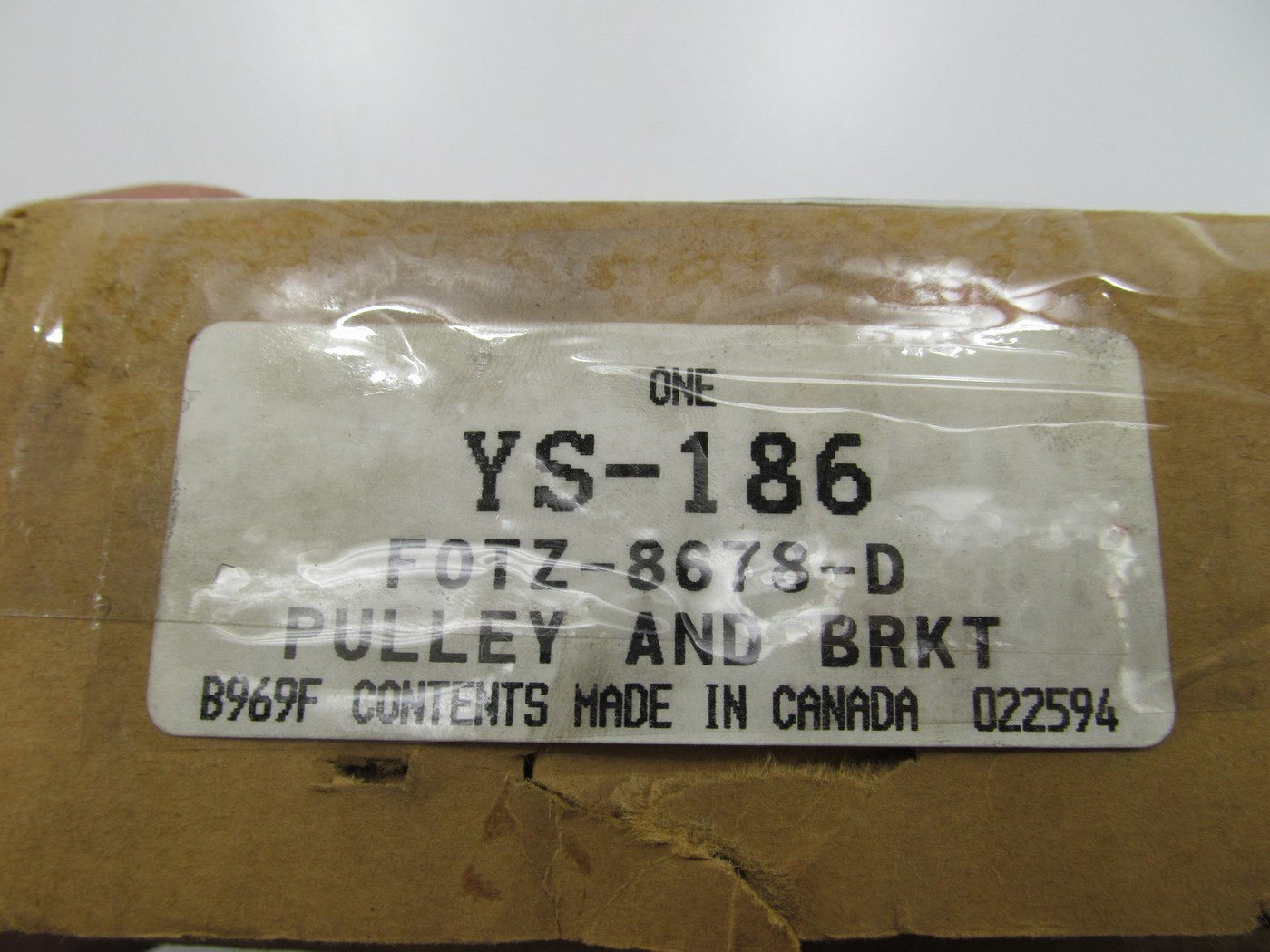 Motorcraft YS-186 Engine Belt Tensioner Assembly - OEM Ford # F0TZ-8678-D
