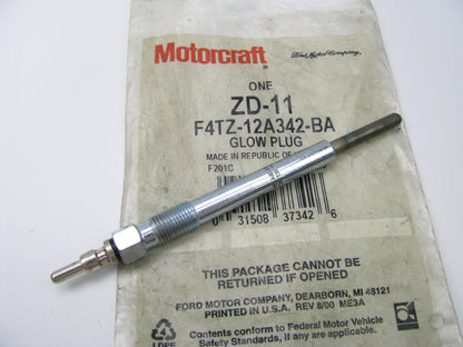 Motorcraft ZD-11 Diesel Glow Plug 1995-2003 Ford 7.3L-V8 Diesel