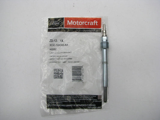 Motorcraft ZD-12 OEM Ford Diesel Glow Plug 2003-2004 Ford 6.0L-V8 Turbo Diesel