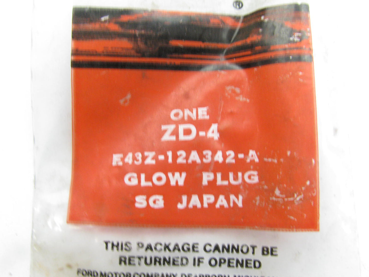 Motorcraft ZD-4 Diesel Glow Plug For 1984-1986 Ford 2.0L Diesel
