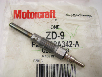Motorcraft ZD9 Diesel Glow Plug OEM Ford F2TZ-12A342-A