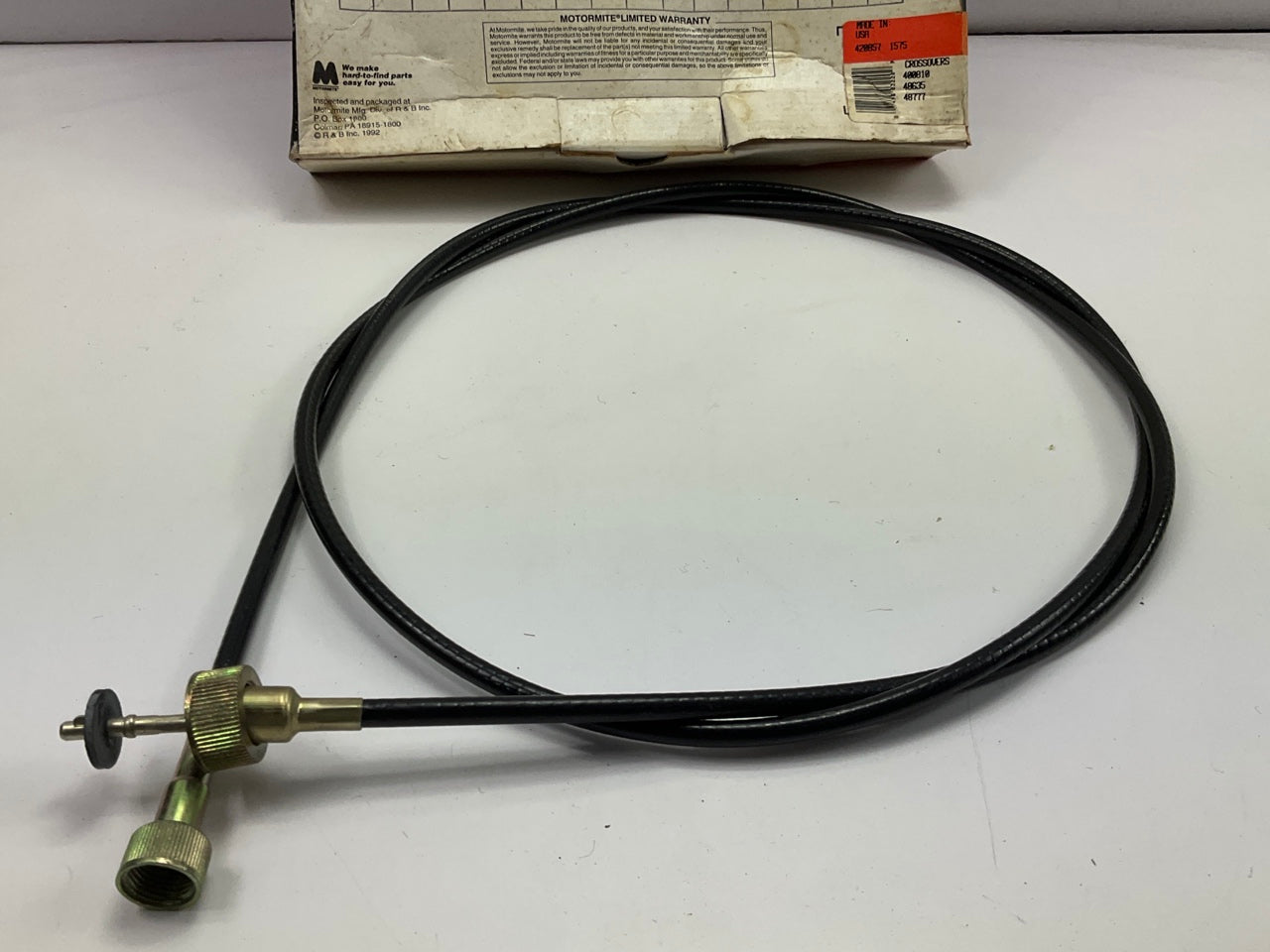 Motormite 03220 Speedometer Cable
