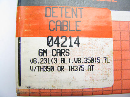 Motormite 04214 Automatic Transmission Detent Cable - 81954 Y102 CA1954 63-416