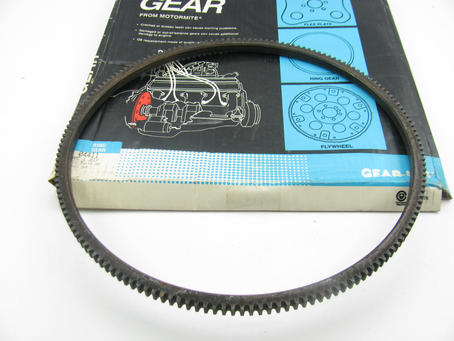 Motormite 04411 Clutch Flywheel Ring Gear