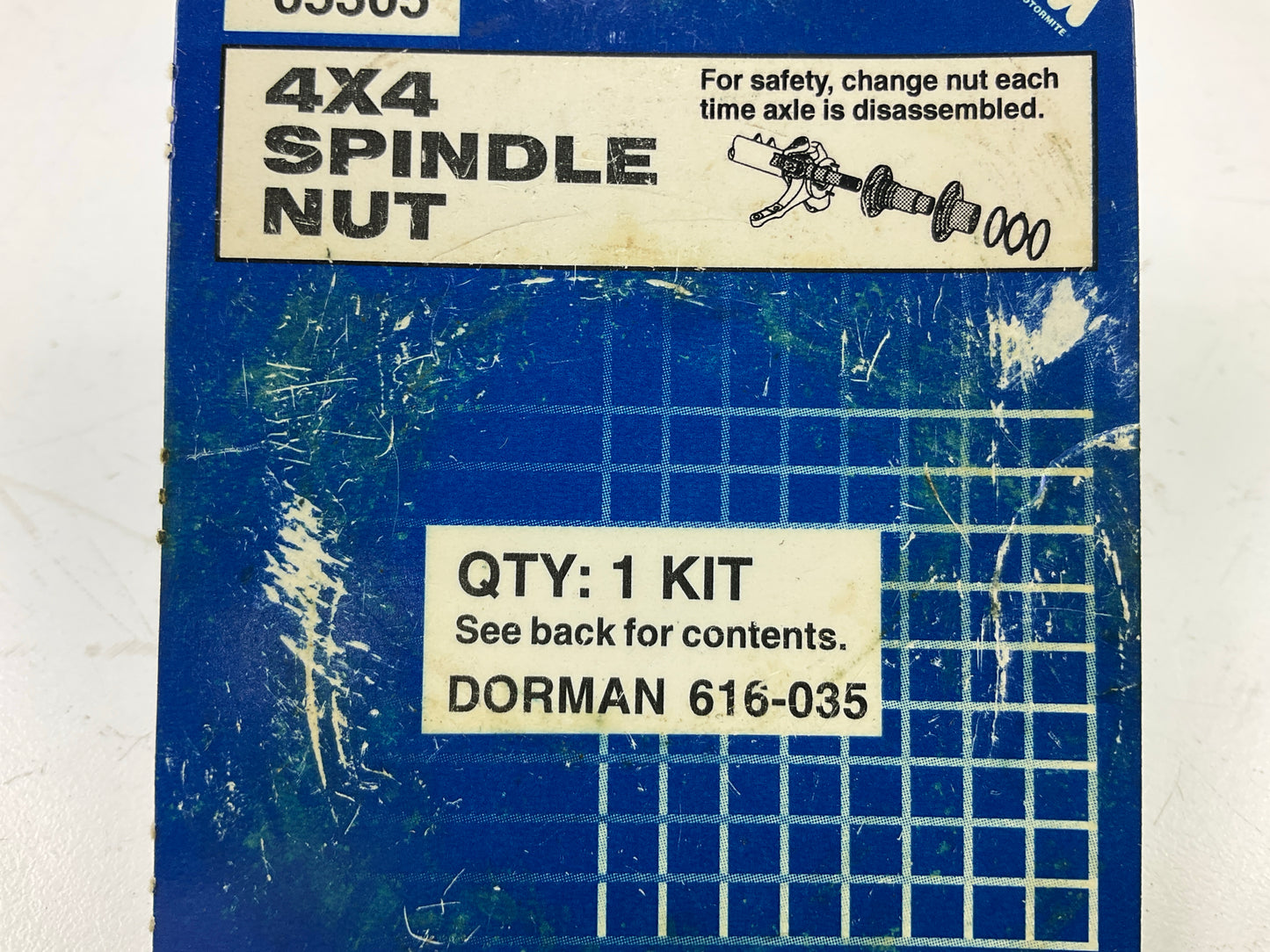 Motormite 05305 Spindle Lock Nut Kit