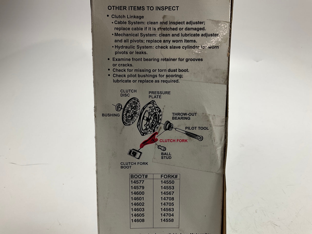 Motormite 14558 Clutch Fork