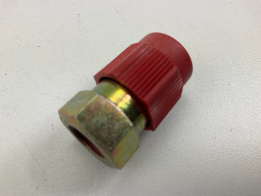 Motormite 34044 134a Refrigerant Straight 1/4'' High Side Adapter