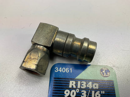 Motormite 34061 90 Deg 3/16'' High Side A/C Adapter