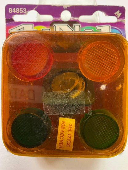 Motormite 84853 4-in-1 Lens Illuminating Rocker Switch, 25 Amp
