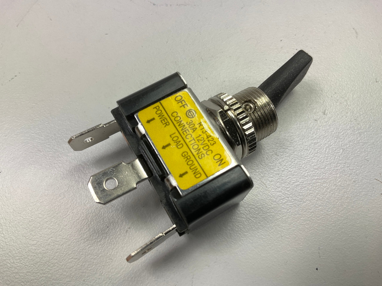 Motormite 84897 Green LED Metal Style Toggle Switch, On-Off 12V 30A