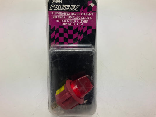 Motormite 84904 Universal Full Glow Red Toggle Switch, 20 Amp 12V
