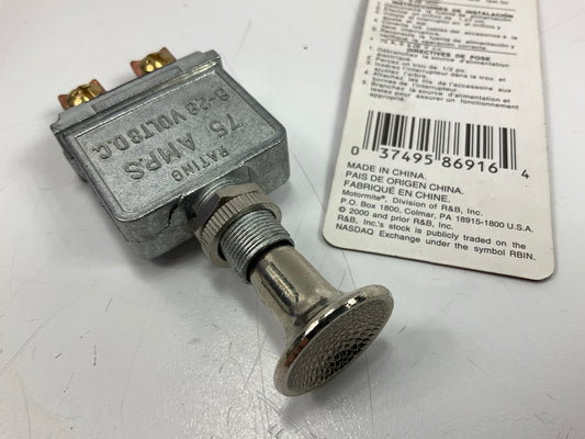 Motormite 86916 Metal Push Pull Switch - 75 Amp, Single Throw
