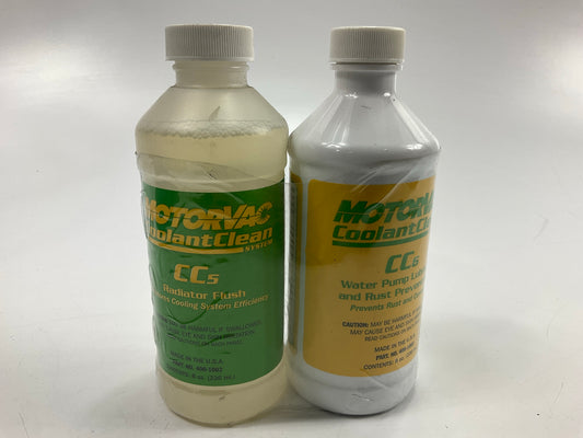Motorvac CC5 CC6 Water Pump Lubricant Rust Prevent & Coolant Radiator Flush