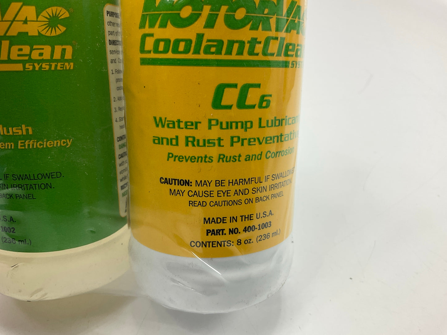 Motorvac CC5 CC6 Water Pump Lubricant Rust Prevent & Coolant Radiator Flush