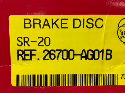 (2) Mountain 26700-AG01B Rear Brake Rotor For 2005-2009 Subaru Legacy, Outback