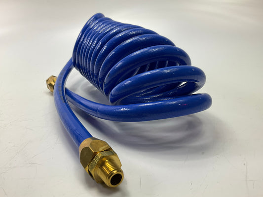 MOUNTAIN 91009404 Re-Coil Air Hose, 3/8'' X 12 Feet, Blue