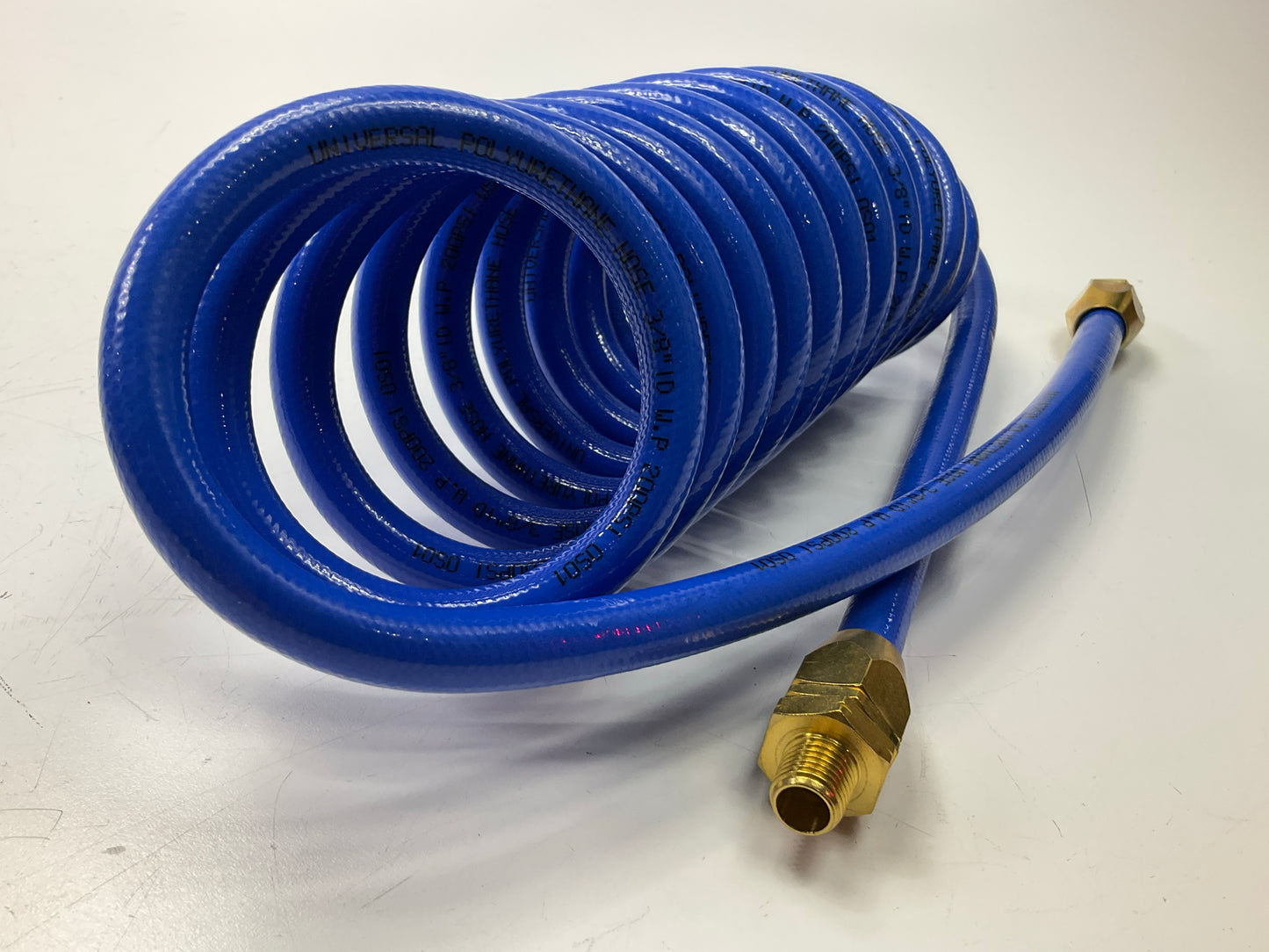 MOUNTAIN 91009404 Re-Coil Air Hose, 3/8'' X 12 Feet, Blue