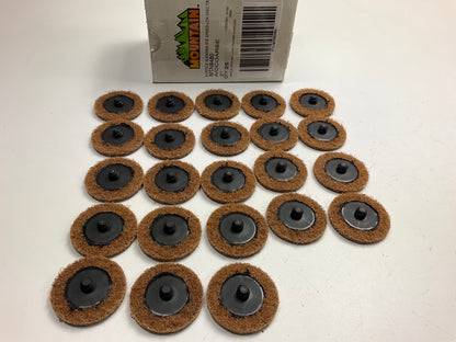 (23) Total - Mountain MTN8480 2'' Twist & Lock Surface Prep Blending Discs COARSE