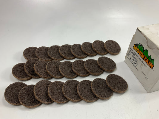 (24) Mountain MTN8480 COARSE 2'' Twist & Lock Surface Prep Blending Discs
