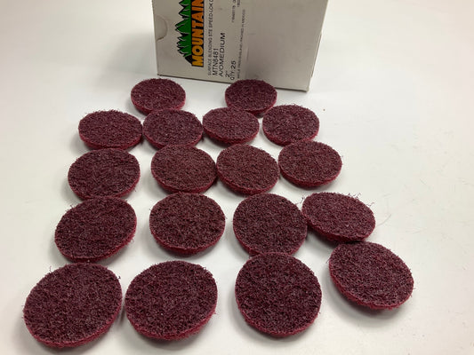 18 Pcs Mountain MTN8481 2'' Medium Grit Surface Sanding Blending Discs Speed-Lok