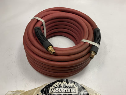 3/8'' X 50 FEET - Mountain MTN91003999 Rubber Air Hose 300 PSI Working Pressure