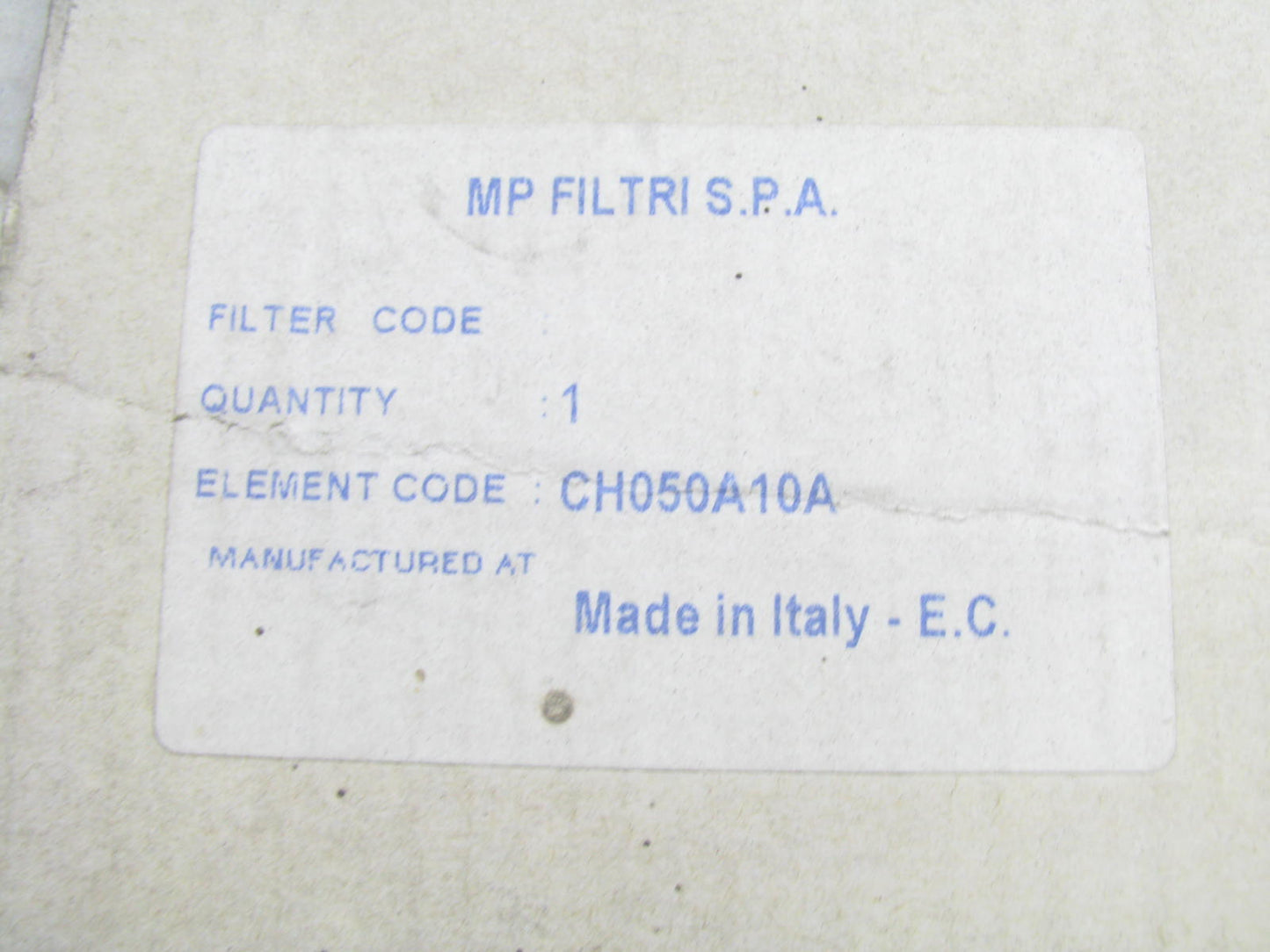 (2) MP Filtri CH050A10A Hydraulic Filters CH-050-A10-A