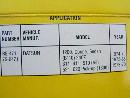 MPA RE471 Voltage Regulator For 1967-1973 Datsun