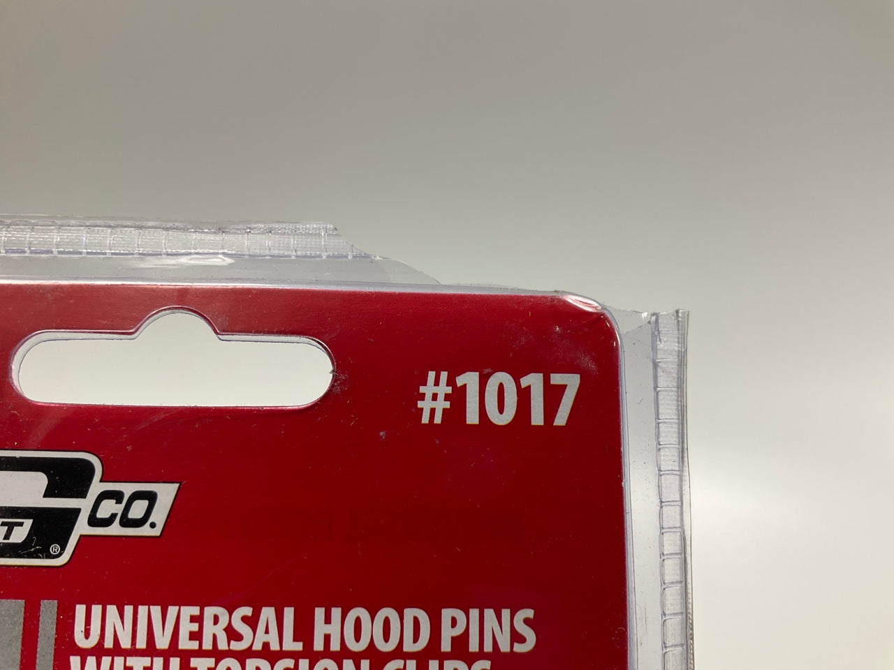 Mr Gasket 1017 Chrome Universal Hood Pins W/ Torsion Clips