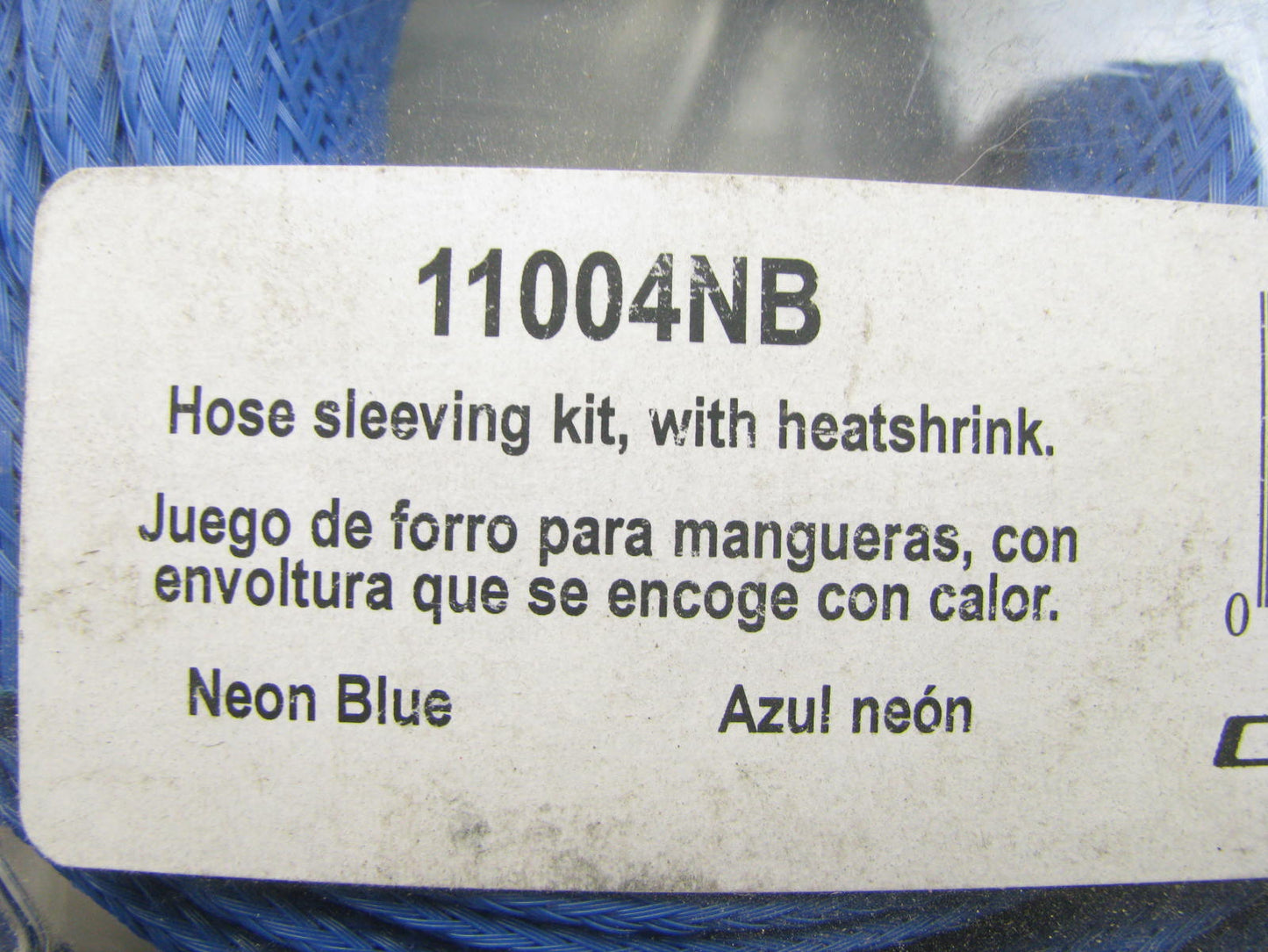 1/4'', 3/8'', 1/2'', 3/4'', 1 1/4'' & 1 3/4'' BLUE Braided Hose Wire Cover Loom Kit