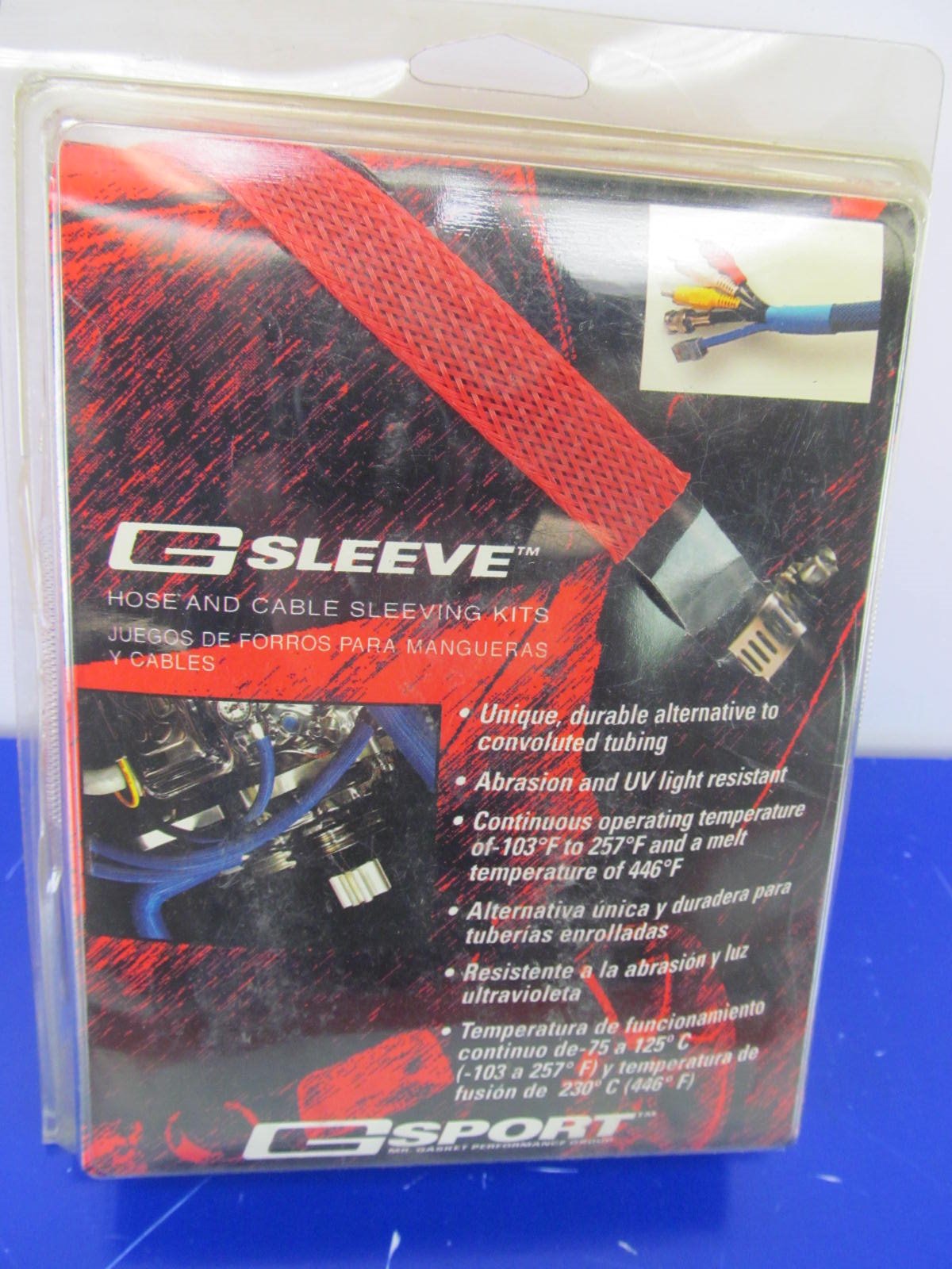 Mr Gasket 11004NR Engine Bay RED Wire Wiring Sleeve Kit - Complete Kit