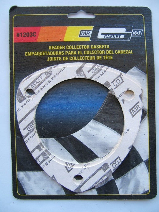 Mr Gasket 1203C Exhaust Header Collector Gaskets, 3-hole,  3-1/2'' Diameter, PAIR
