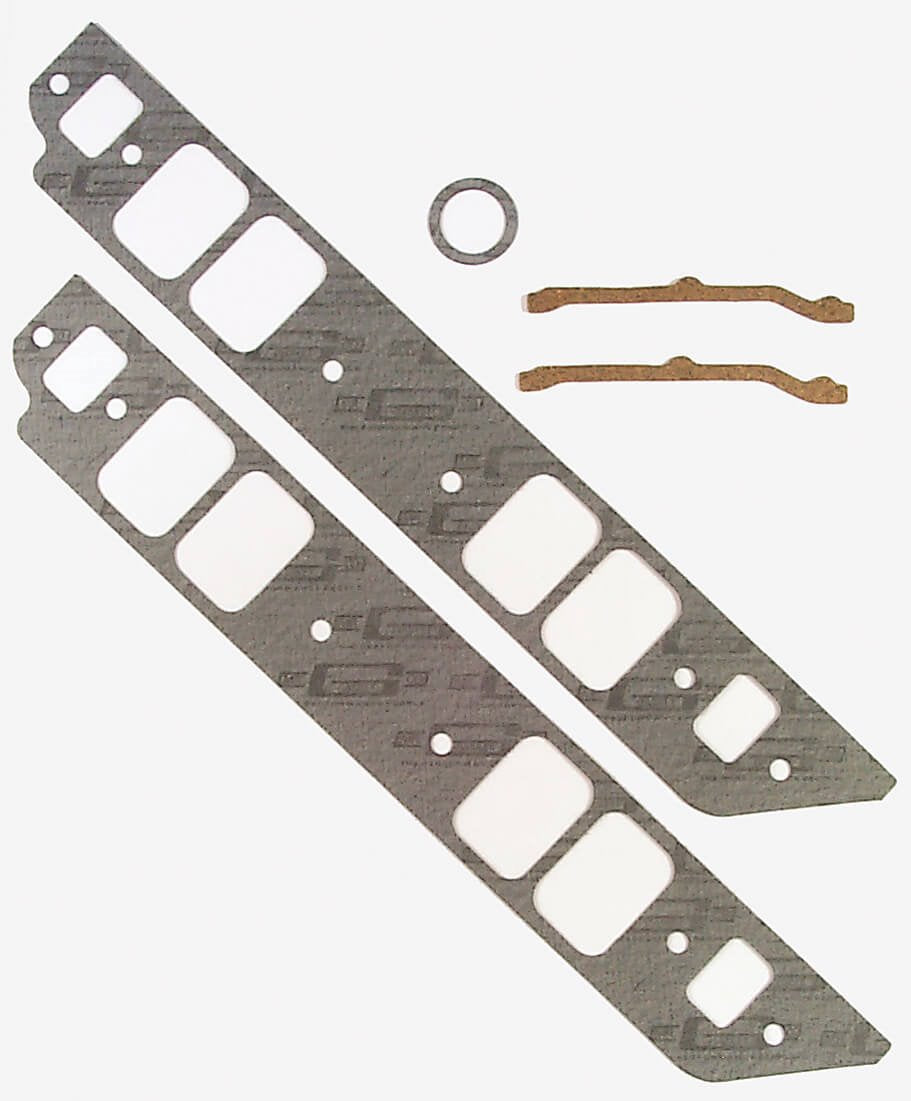 Mr Gasket 121 Intake Manifold Gasket Set 1965-1990 Chevy BBC 1.85'' X 2.55'' .060''