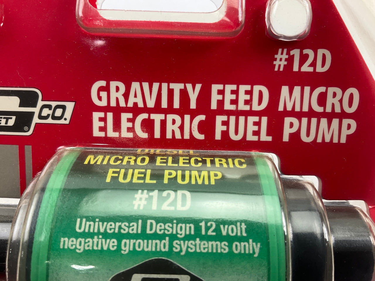 Mr. Gasket 12D Electric Fuel Pump DIESEL Transfer Pump: 4-7 PSI, 35 GPH - Diesel