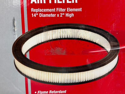 Mr. Gasket 1480A Replacement Air Filter Element, 14''x2''