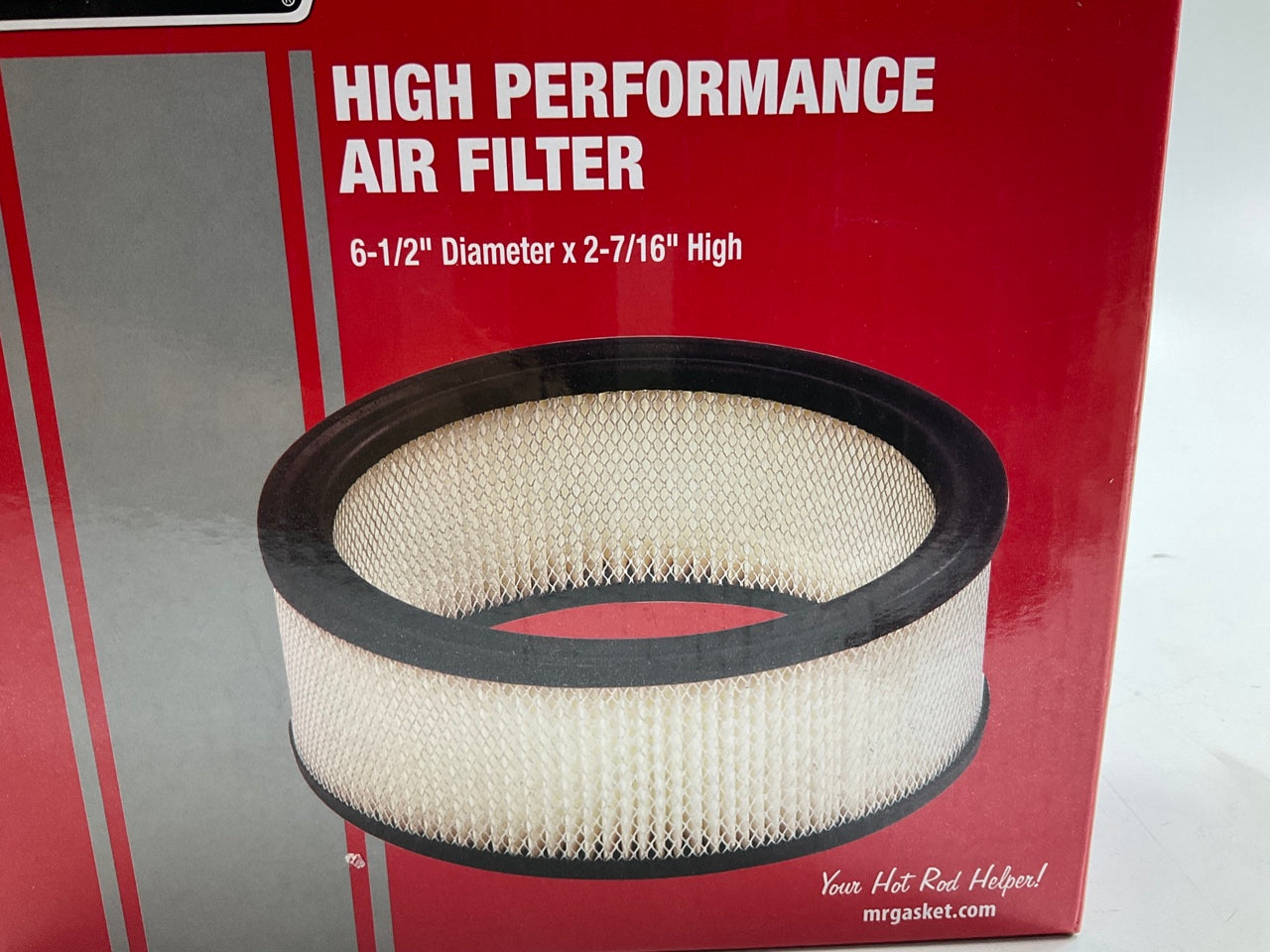 Mr. Gasket 1485A Air Filter Element - 6-1/2 Inch Diameter X 2-7/16 Inch Tall