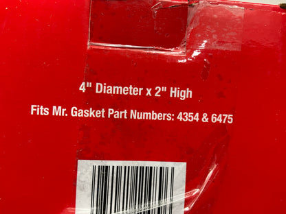 Mr. Gasket 1489A Air Cleaner Filter Element - 4'' X 2'' Washable Reusable