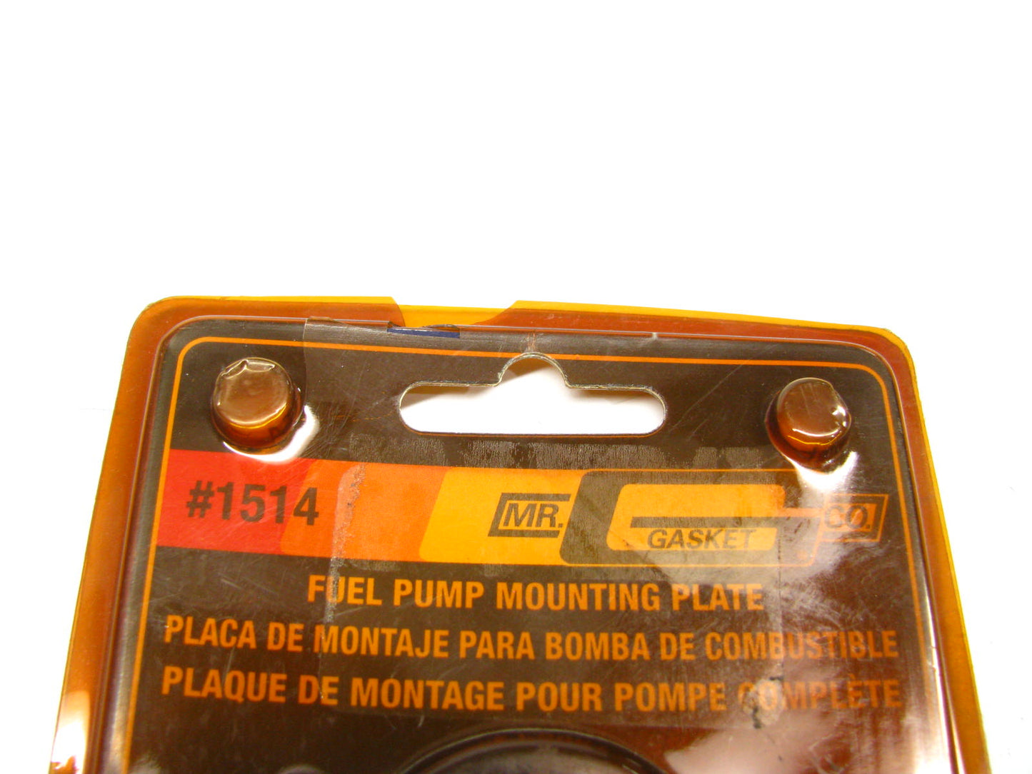 Mr Gasket 1514 Fuel Pump Mounting Plate Kit For 1995-93 Chevrolet SBC 283-400