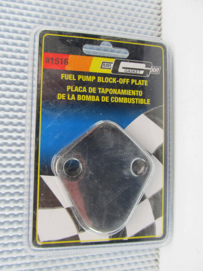 Mr Gasket 1516 Fuel Pump Block-Off Plate - BIG BLOCK CHEVY BBC V8