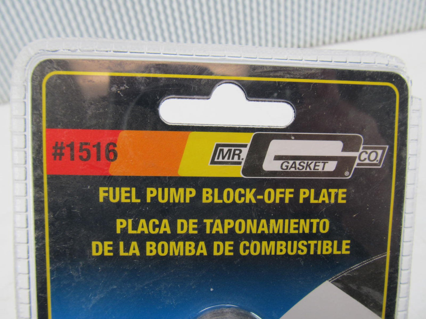 Mr Gasket 1516 Fuel Pump Block-Off Plate - BIG BLOCK CHEVY BBC V8