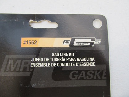 Mr Gasket 1552 Chrome Carburetor Fuel Line Kit For Holley 4-BBL Model 4150