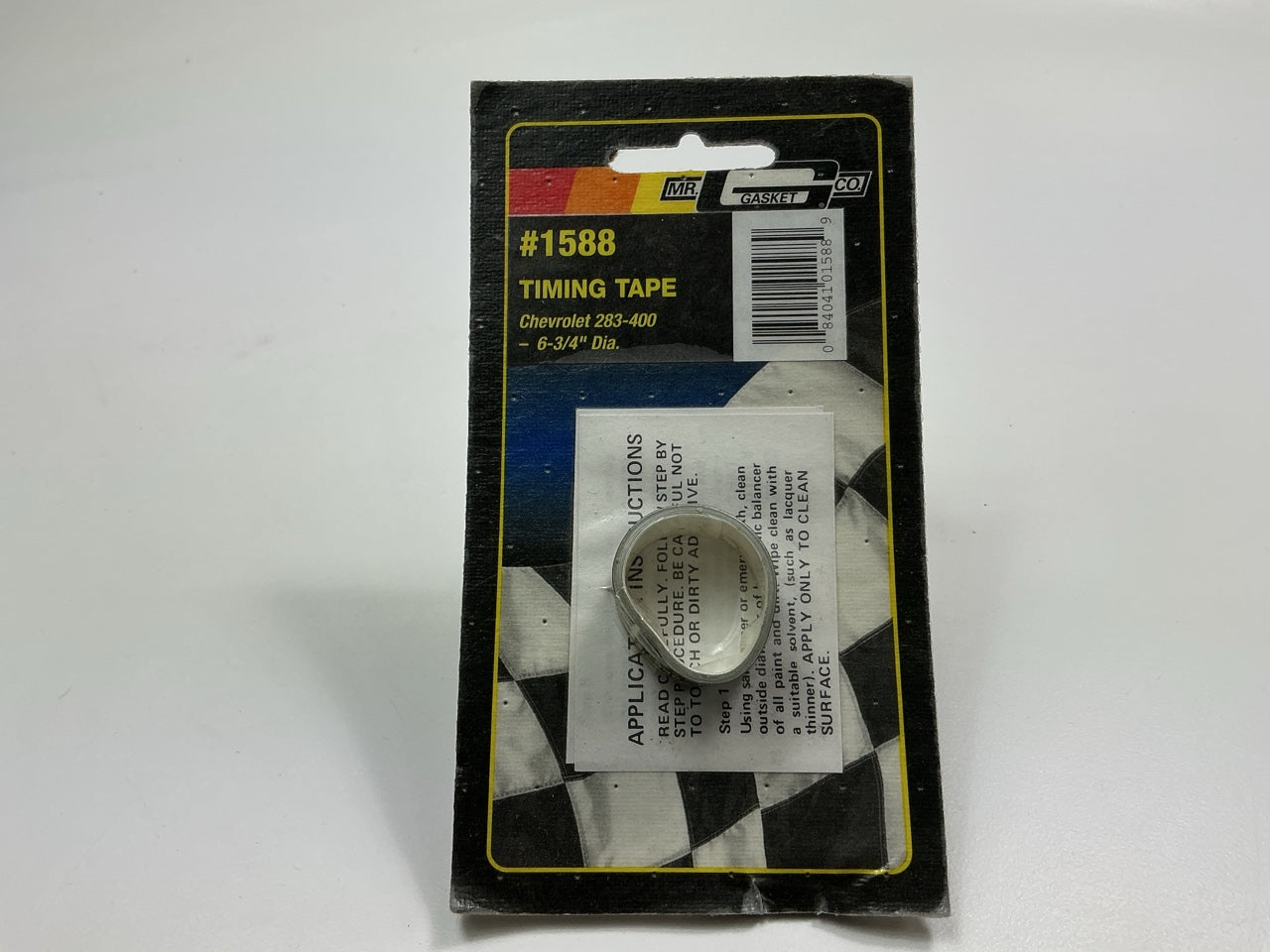 Mr Gasket 1588 Timing Tape 6-3/4'' Timing Tape - 1957-1996 Chevy 262-400 SBC